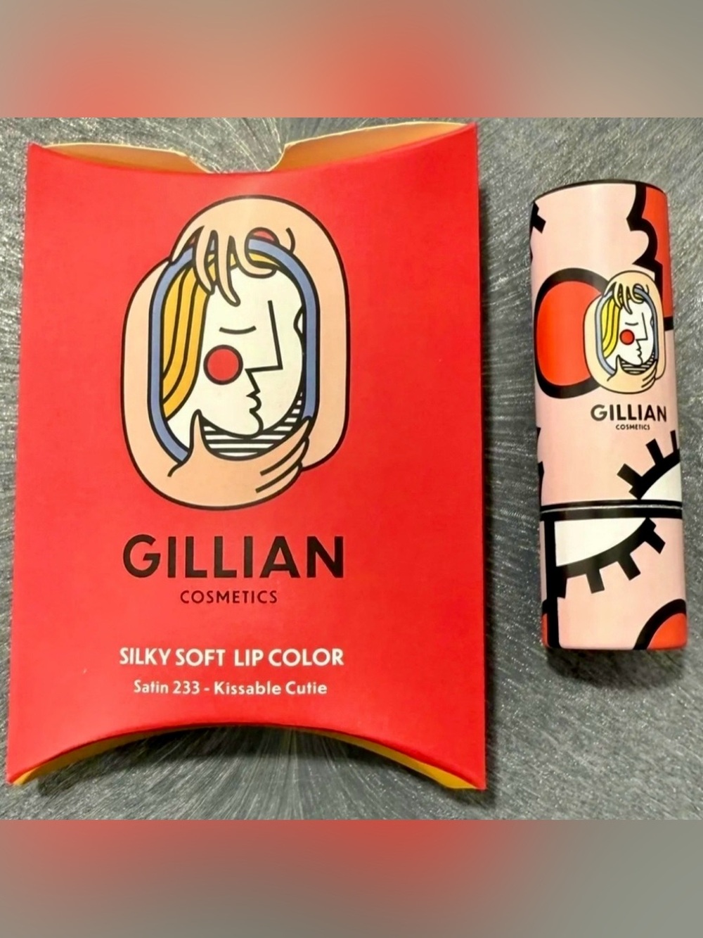 Gillian Silky Soft Lipstick, NIB, Color: Satin 233 Kissable Cutie (Pink Shade)